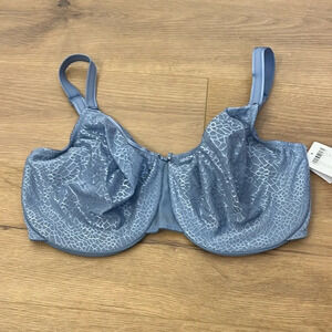 Chantelle Slate Blue Textured Bra